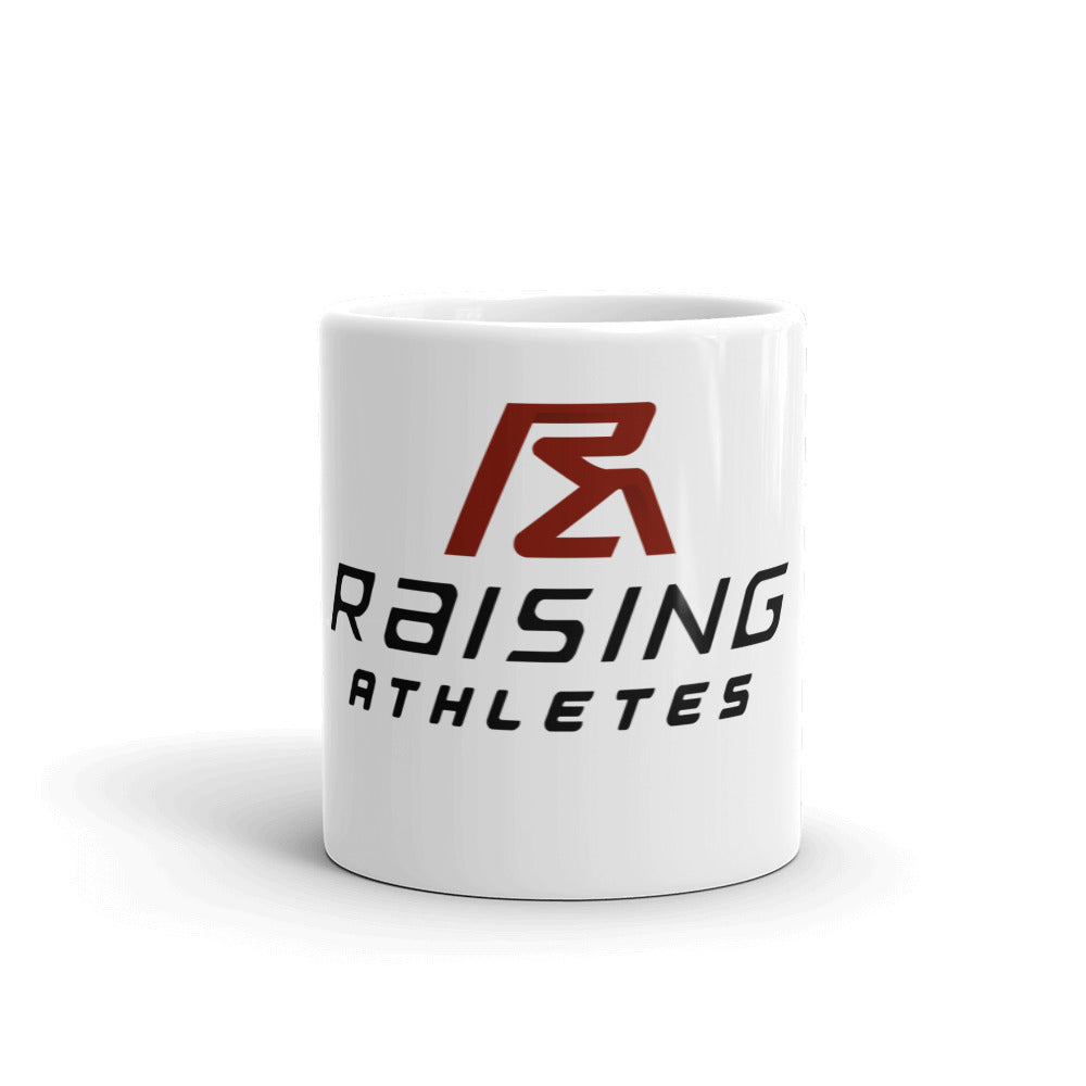 Raising Athletes White Glossy Mug 11 oz or 15 oz